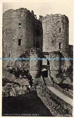 R196359 4 Harlech Castle Gatehouse von E Ministry of Works RP