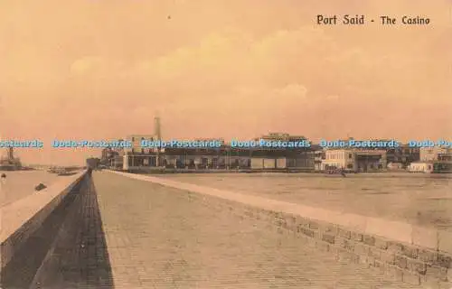 R197795 Port Said The Casino Serie 211 The Cairo Postcard Trust