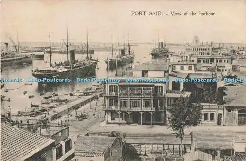 R197822 Port Said Blick auf den Hafen 369 B Livadas und Coutsicos