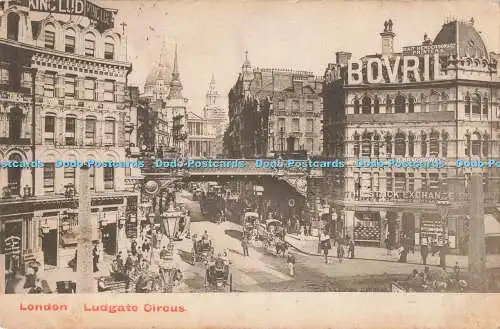 R197834 London Ludgate Circus E F A London Serie 1906