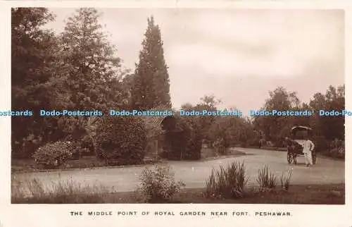 R197836 The Middle Point of Royal Garden near Fort Peshawar D C Mehra RP Peshawa