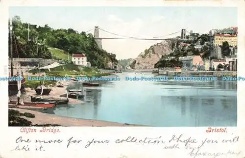 R199076 Clifton Bridge Bristol 1904