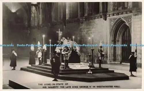 R199102 The Lying in State of his Majesty the Late King George V in Westminster