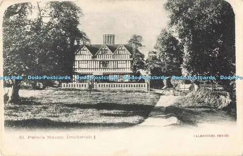 R196547 St Peters Manor Droitwich Valentines Serie 1913