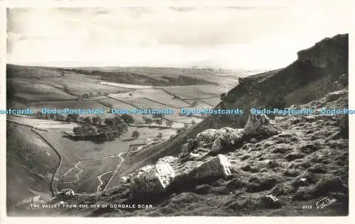 R199110 The Valley from the Top of Gordale Scar Walter Scott RP