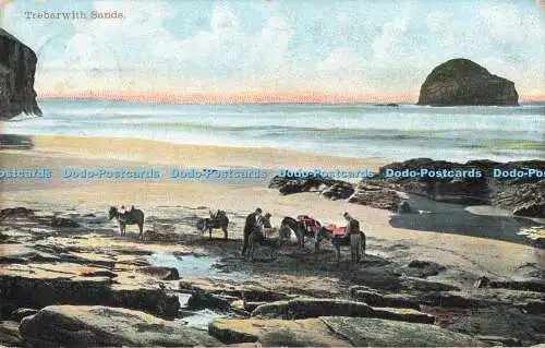 R196550 Trebarwith Sands Valentines Serie 1909