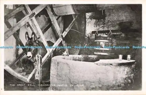 R196552 The Great Well Carisbrooke Castle I W RP The Bay Series Dean