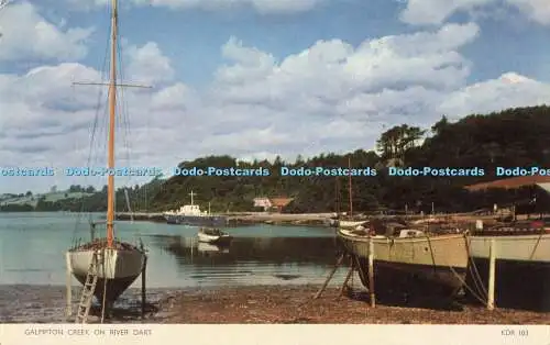 R196580 Galmpton Creek on River Dart Cotman Color Jarrold