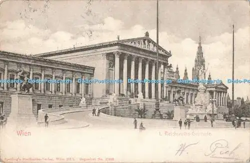 R196591 Wien I Reichsraths Gebaude Sperlings Nr 17666