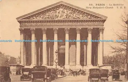 R199169 Paris La Madeleine Maria Magdalens Kirche T M K