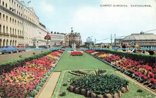 R197963 Carpet Gardens Eastbourne Valesque 1240V Valentines 1962