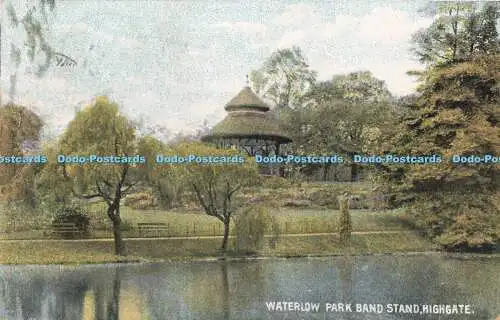 R196607 Waterlow Park Bandständer Highgate Canon Serie B 19 1905