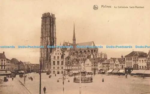 R196621 Nels Malines La Cathedrale Saint Rombaut Ern Thill