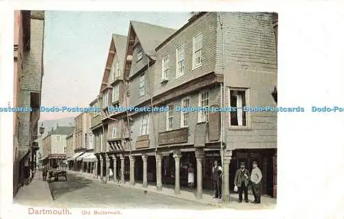 R200748 Dartmouth Old Butterwalk Autochrom Bildpapier Marke Pfau