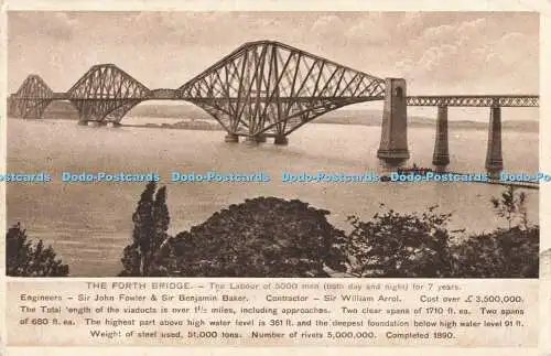 R196643 The Forth Bridge The Labour of 5000 men 1930