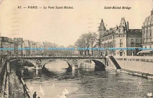 R198008 67 Paris Le Pont Saint Michel Saint Michel Brücke Jo 1931