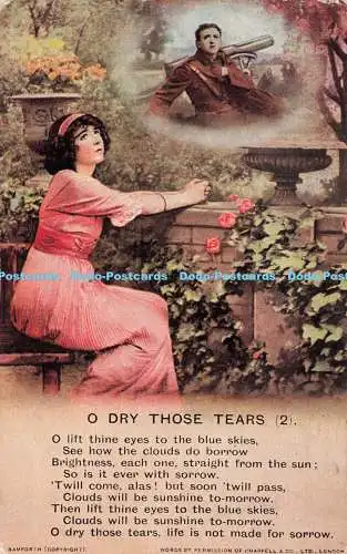 R196654 O Dry Those Tears 2 Bamforth Series No 4815