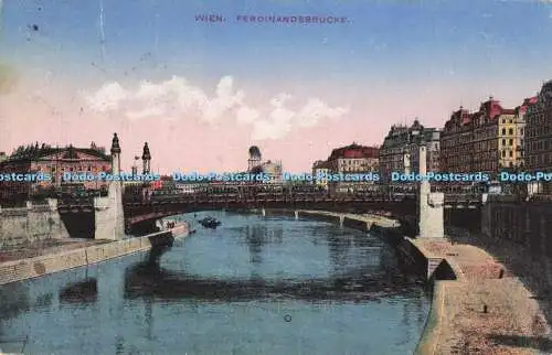 R200809 Wien Ferdinandsbrücke B K W H 1921