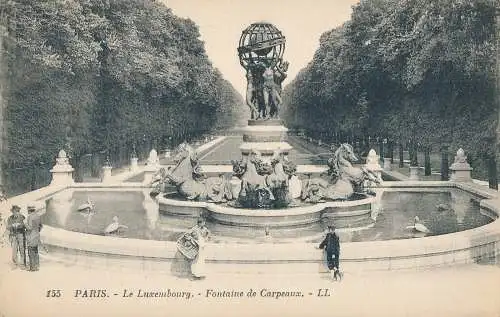 PC32186 Paris. Le Luxembourg. Fontaine de Carpeaux. Levy et Neurdein Reunis. Nein