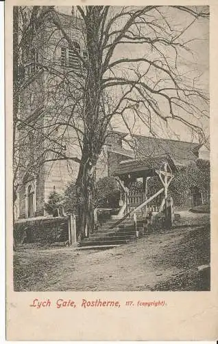 PC29399 Lych Gate. Rostherne. Bowdon Serie