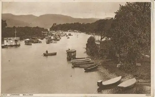 PC32855 Loch Lomond. Balloch. Photochrom. Nr 69949