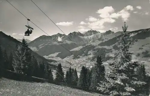 PC54167 Sesselbahn Lenk. Betelberg. Blick Talaus auf Spillgerte u. Rothorn. Gyge