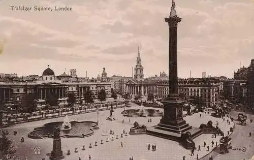 PC55084 Trafalgar Square. London. 1913