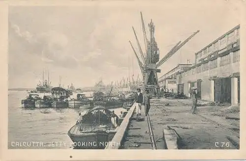 PC54370 Kalkutta. Steg mit Blick nach Norden. D. Macropolo. B. Hopkins