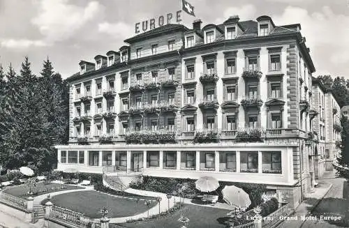 PC52404 Luzern. Grand Hotel Europe. Fotoglob