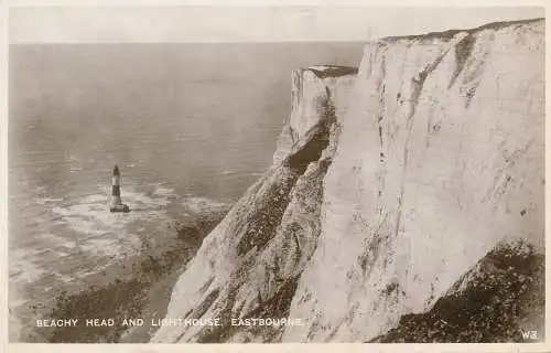 PC59454 Beachy Head und Leuchtturm. Eastbourne. 1931