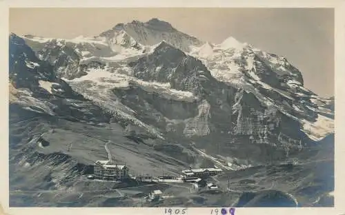 PC54660 Kleine Scheidegg und die Jungfrau 4166 m. J. Gaberell. Nr 6086