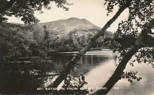 PC52321 Mt. Katahdin aus dem Nierenteich. 1953