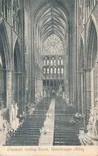 PC55186 Transept mit Blick nach Süden. Westminster Abbey