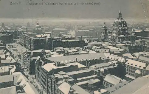 PC51968 Berlin. Aussicht vom Rathausturm. Knackstedt und Nather. 1914. B. Hopkin