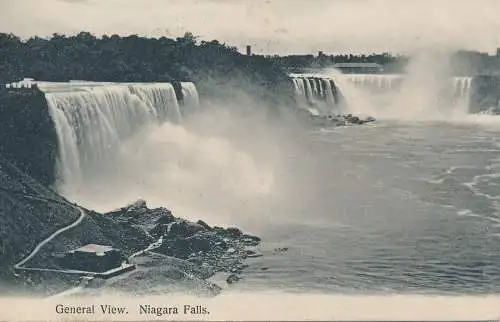 PC54641 Gesamtansicht. Niagarafälle. Zybach. 1913