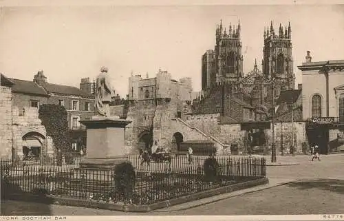 PC59429 York Bootham Bar. Photochrom. Nr 54774