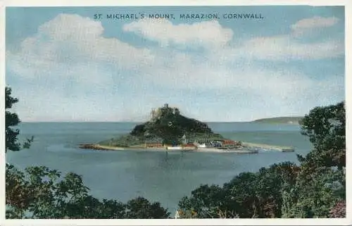 PC54591 St. Michaels Mount. Marazion. Cornwall. Dennis. 1966