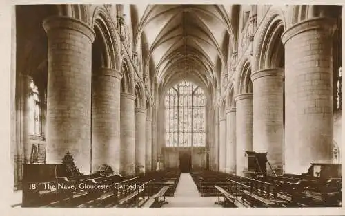 PC55046 The Nave. Gloucester Cathedral. RP