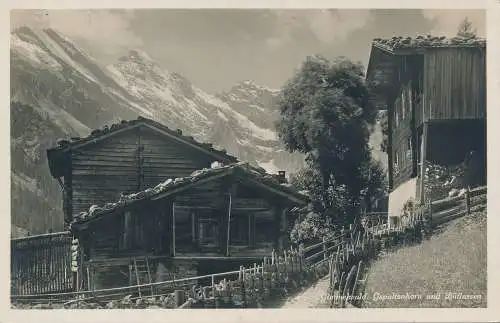 PC54622 Gimmelwald. Gspaltenhorn und Butlassen. 1928