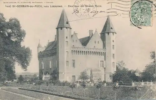 PC53611 St. Germain du Puch pres Libourne. Chateau du Grand Puch. H. Guillier. 1