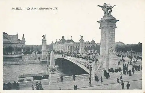 PC51814 Paris. Le Pont Alexandre III. B. Hopkins