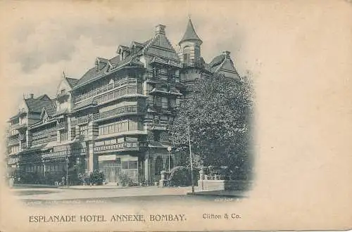 PC51959 Esplanade Hotel Annexe. Bombay. Clifton. B. Hopkins