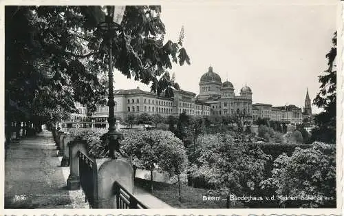 PC53878 Bern. Bundeshaus v. d. Kleinen Schanze aus. Perrochet. Nr 1066. RP