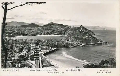 PC54146 San Sebastian. Blick von Ulia. Manipel. Nr 142205