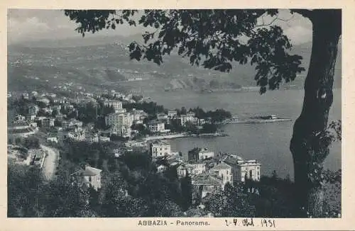 PC54168 Abbazia. Panorama. A. Dietrich
