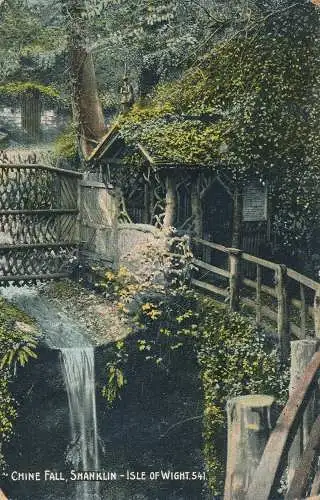 PC55386 Chine Fall. Schaftlin. Isle of Wight. Ideal. 1908