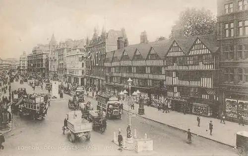 PC55338 London. Old Houses Staple Inn. Holborn