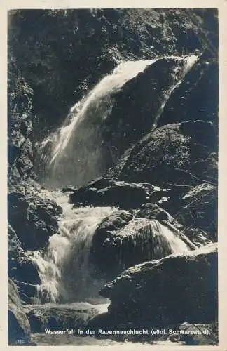 PC53784 Wasserfall in der Ravennaschlucht. Emil Hartmann. B. Hopkins