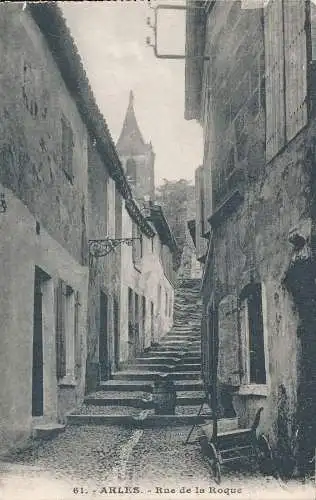 PC51880 Arles. Rue de la Roque. L. Danesi. Nr 61. B. Hopkins