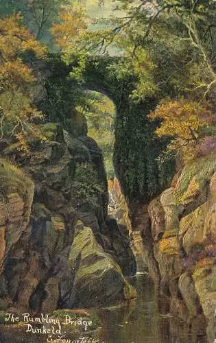 PC60333 The Rumbling Bridge. Dunkeld. E. Longstaffe. Hildesheimer. Nr 5186